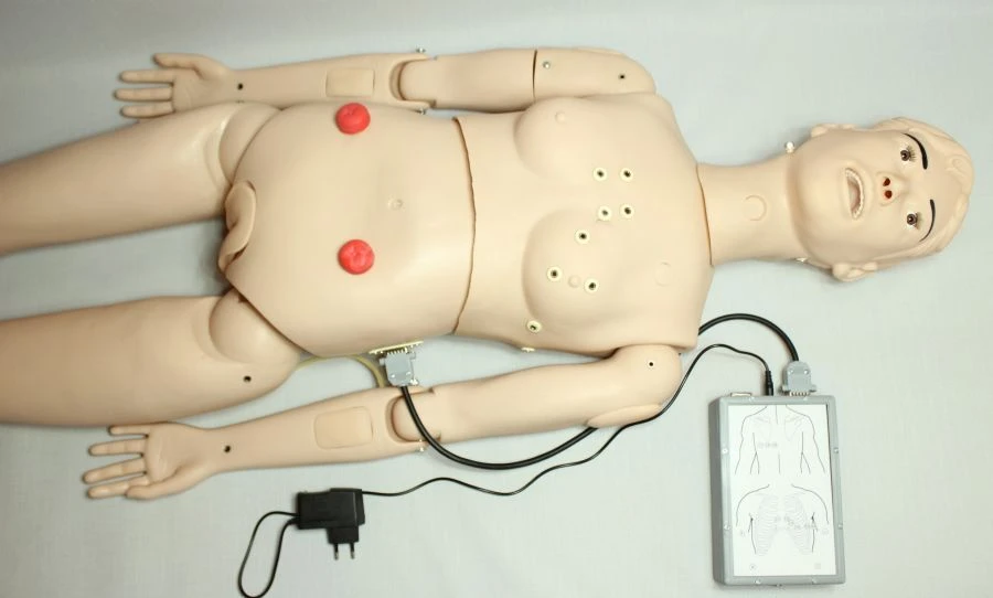دمية تدريبية لتركيب أقطاب ECG، ROST-ECG