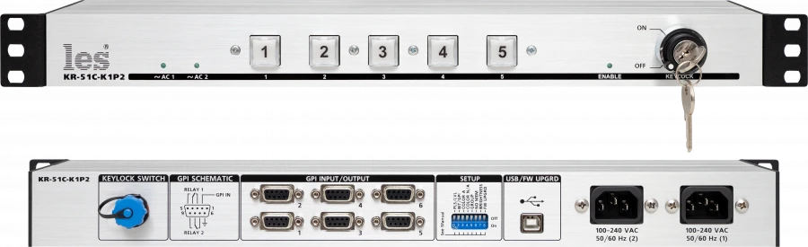 لوحة التحكم النشطة KR-51C-K1P2 مع إشارات GPI