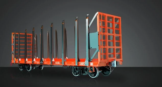 Timber and Pipe Transport Flat Car Model 13-5191-01