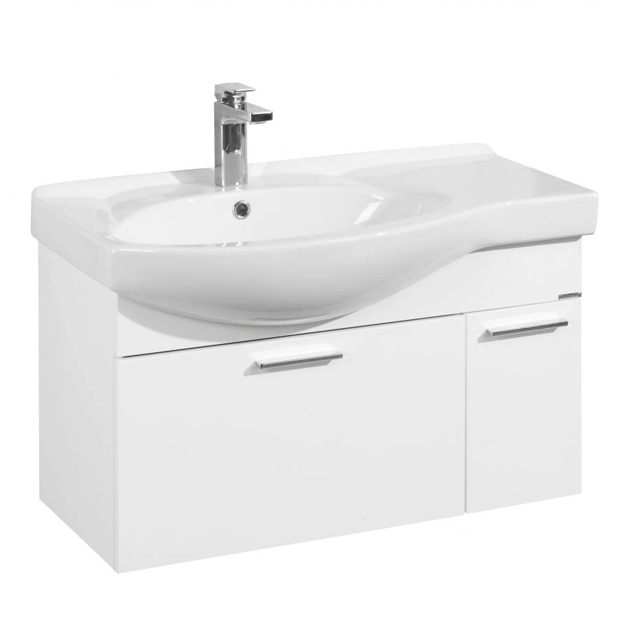 Aquaton Indi 80 White Sink Cabinet 1A188401ND0101.A188.4.01N.D01.0