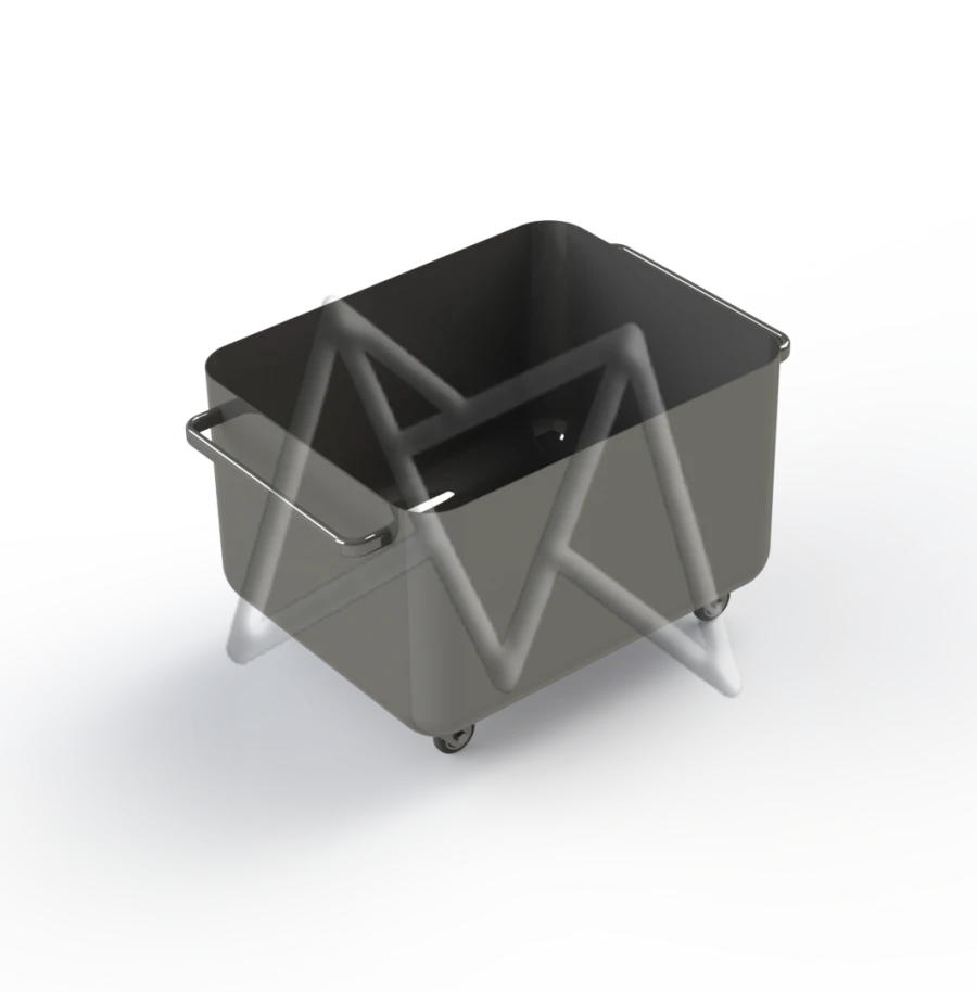 Cheese and Curd Press Trolley Made of Food-Grade Stainless Steel P8-ORTP