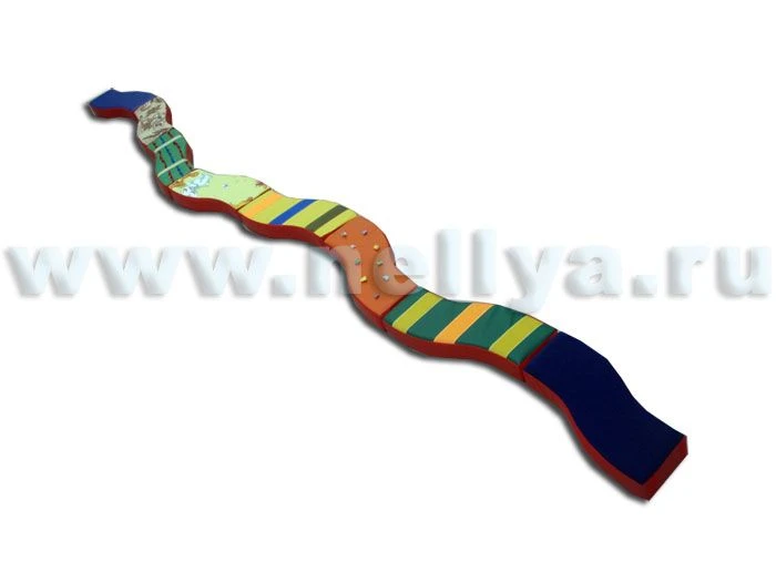 مسار لمسي "زيغ-زاغ" "نليا" - 8 عناصر (40x15x7 سم)