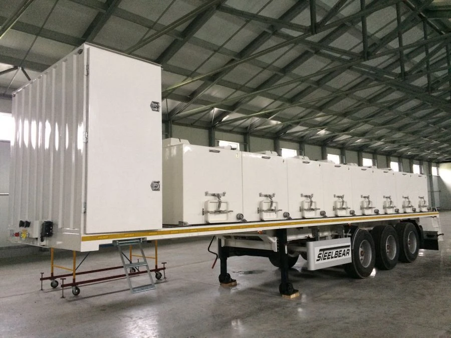 مقطورة نقل الأسماك PL-24 PL-24R مع محور BPW HSFALM 9010-15 V36