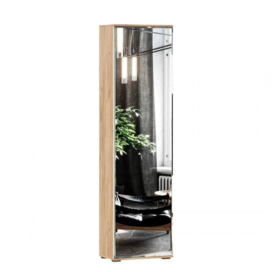 Single Door Wardrobe with Mirror (Fiji LD.659320.000)