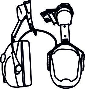 سماعات إلغاء الضوضاء مع تثبيت على الخوذة COMZ-8 DRIVER ACTIVE، الرقم 60808