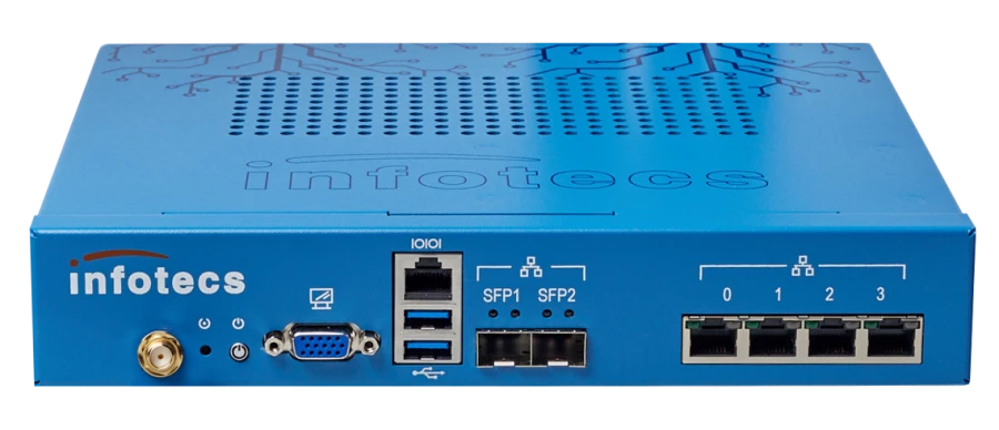بوابة الأمان ViPNet Coordinator HW 5، النموذج HW100