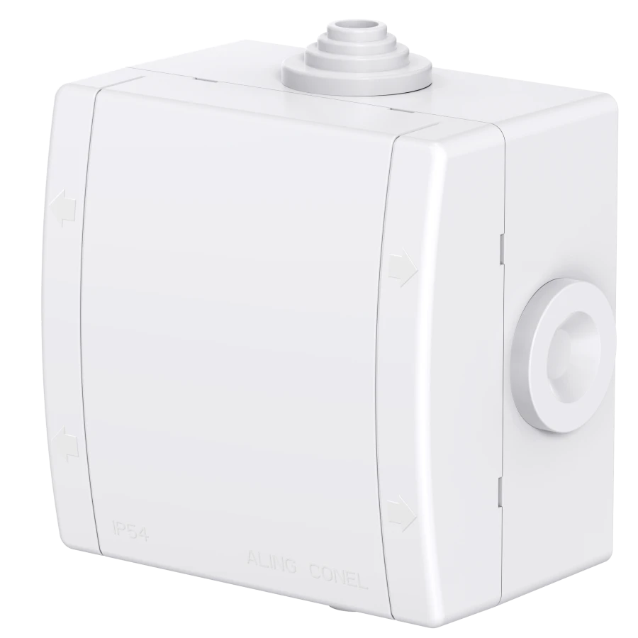 صندوق توزيع CADUCEUS ALING POWER للتوصيل المفتوح 80x80x55