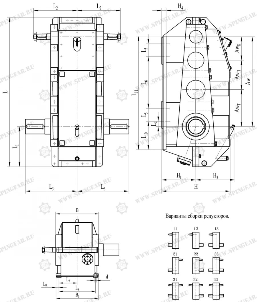 مخفض رافعة عمودية VKU-765SPH