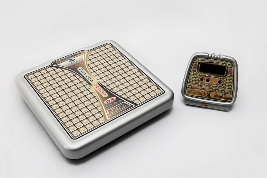 ميزان طبي رقمي أرضي VMEN-150-50/100-I-D2-A مع BPS