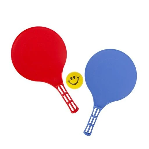 مجموعة مضارب تنس الشاطئ عالية الجودة (2 مضرب وكراتة واحدة)