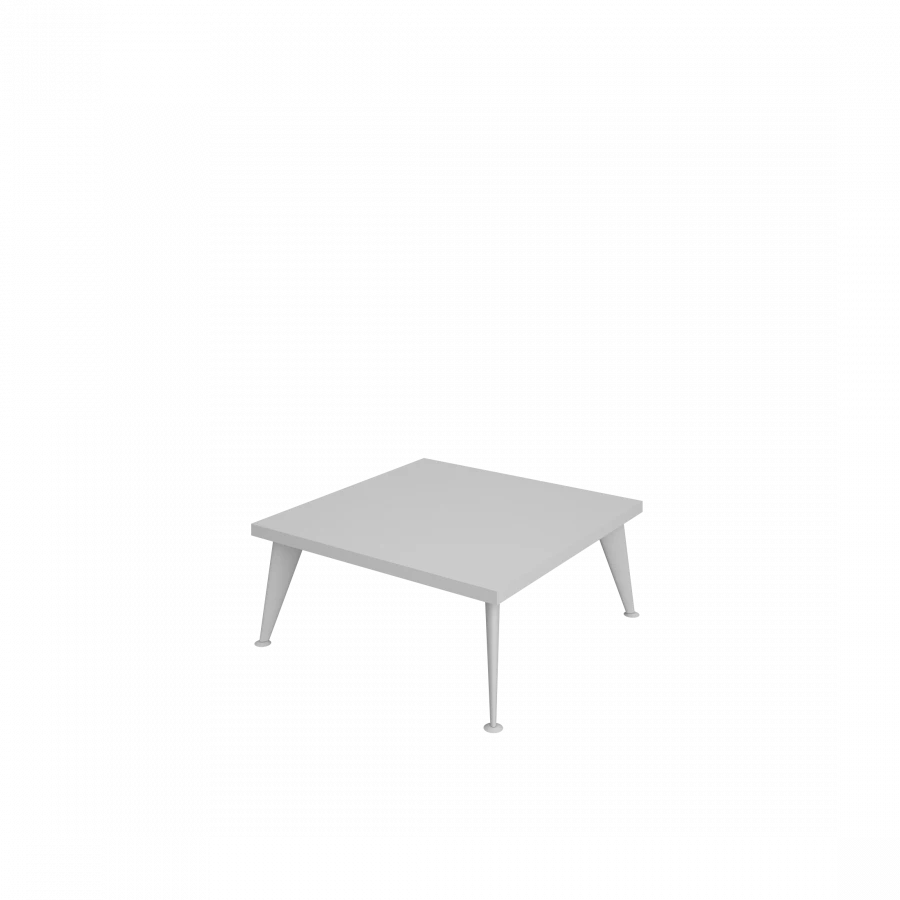 طاولة مربعة 740x740 مم مع أرجل كروم