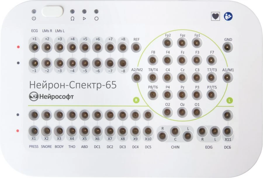 النظام العصبي الفيزيولوجي لمراقبة EEG "نيورون-سبكتر-65