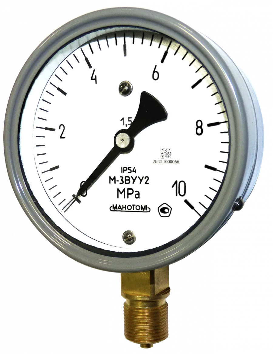Vibrating Pressure Gauges for Measuring Excess and Vacuum Pressure MV-3VU