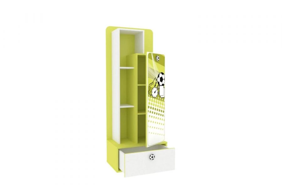 Combined Shelf Facade Football LД.518100.000 (White/Lime)