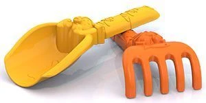 مجموعة ألعاب الرمل رقم 76 (مجرفة فراشة، مشط نحلة)