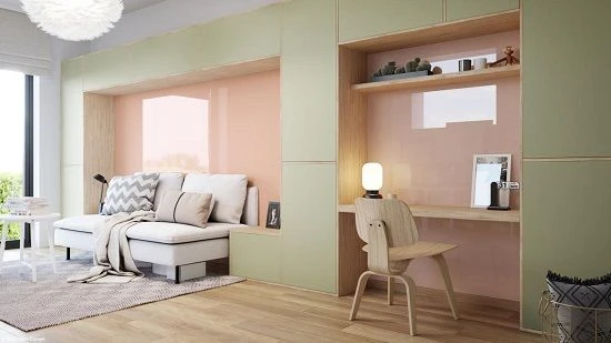 Lacobel Beige Classic Glossy Glass Sheet 4mm