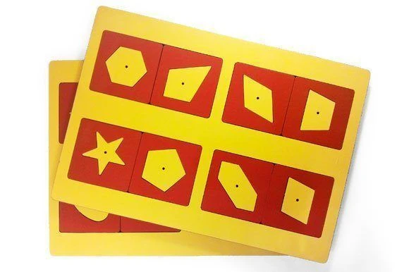 لعبة "رامكي-فك اللغز مонтيسوري" - مستوى الصعوبة الأول والثاني