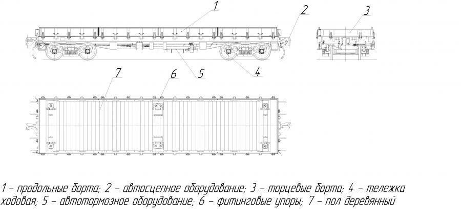 Universal Platform Wagon Model 13-6719 Project 6719.00.00.000