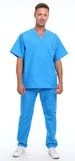 Men's Universal Work Suit for Protection Against Industrial Contaminants and Mechanical Actions" (blouse and trousers)