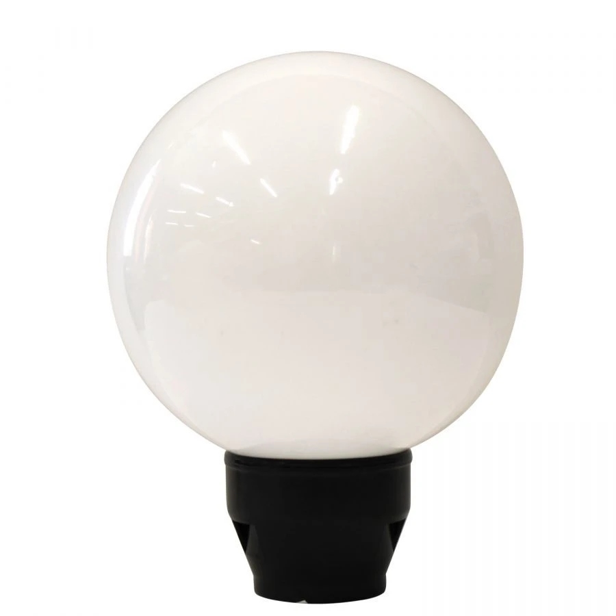 كرة LED DTU 200 جرام ضوء خاص 03-015-401 أوبال PMMA IP65 (15 واط 4000 ك) / هيكل أسود A85 60 مم