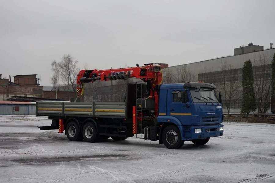 Hydraulic Crane Truck KMA on KAMAZ 65117 64K03N-UB