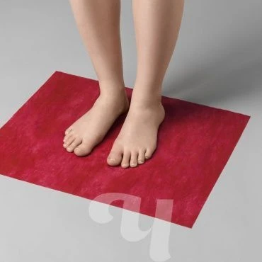 Disposable Spunbond Mat Burgundy 40x50 cm 100 pcs/pack, Art. 03-438