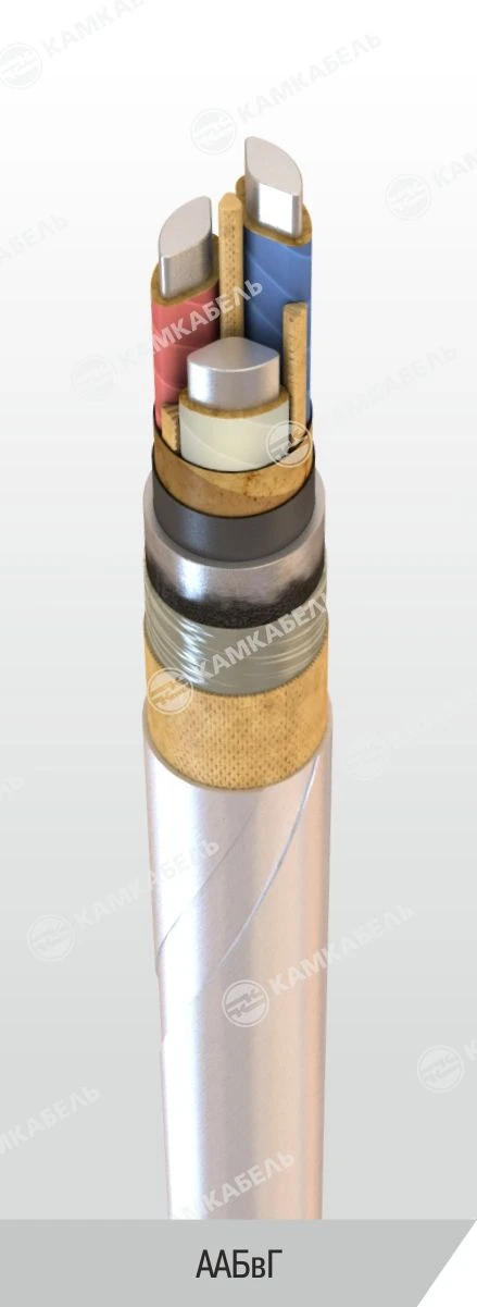Power Cable with Aluminum Conductors and Paper Insulation, 6-10 kV