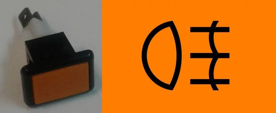 Control Lamp for Rear Fog Light Signal 2202.3803-11A