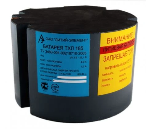 عنصر الطاقة البطارية الليثيوم THL 185 25.5V
