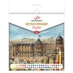 أقلام رصاص ملونة عالية الجودة "VISTA-ARTISTA" Studio VACPS-48 مجموعة من 48 لون