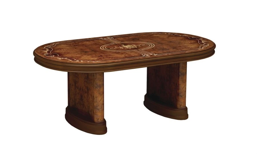 طاولة طعام عالية اللمعان مع طباعة حريرية PI-37-800-03