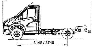 شاسيه GAZelle NN، تعديل A21R22، محرك ديزل، N1