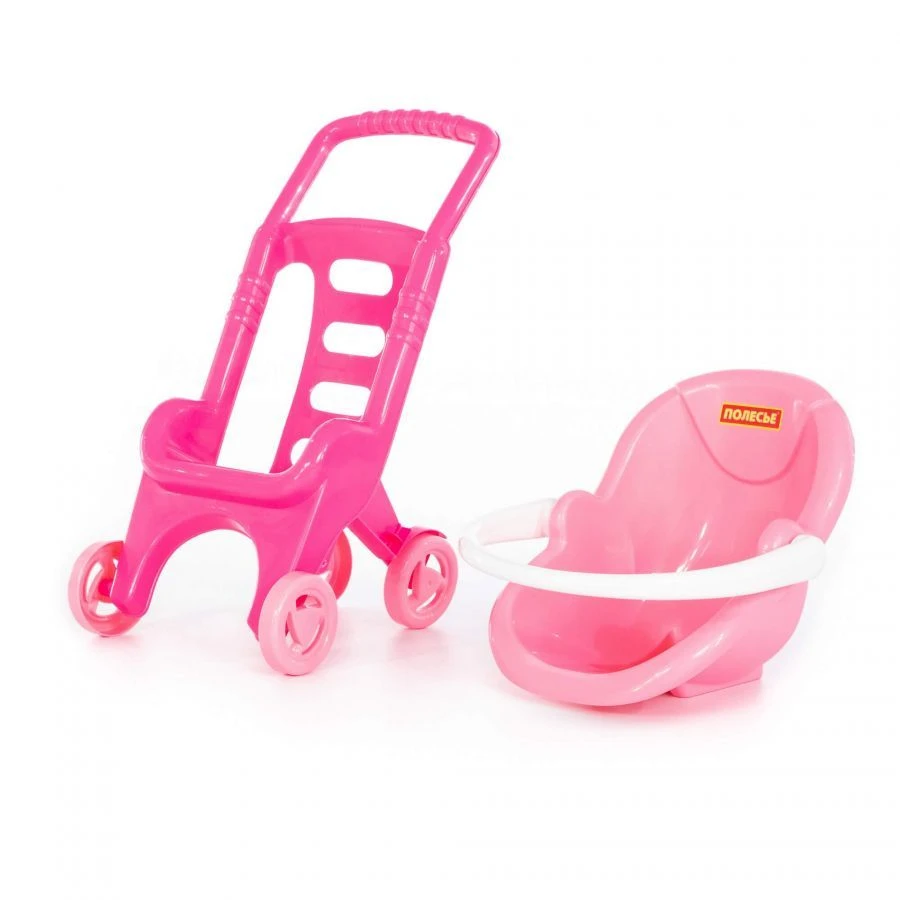 عربة الدمى "بينك لاين" مع سلة، موديل 44525