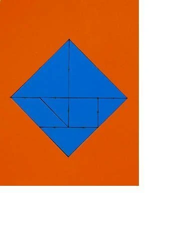 Tangram Puzzle A5 - 7 Geometric Shapes Set