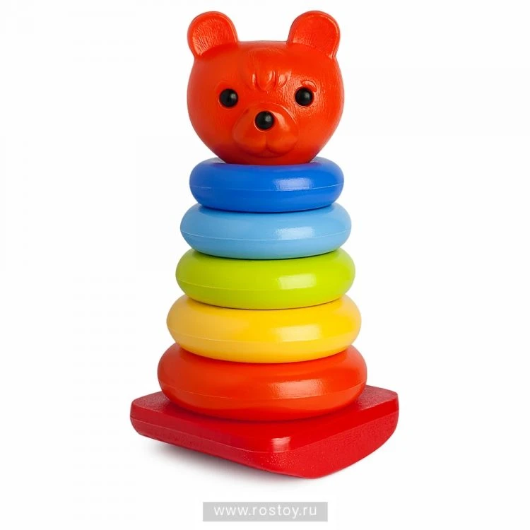 Bear Rocking Pyramid Toy for Kids