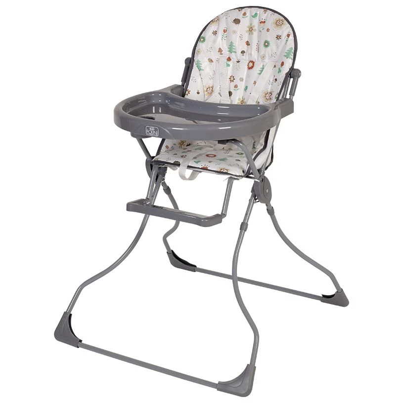 Forest Friends High Chair for Kids, Gray, Model 0001709-03