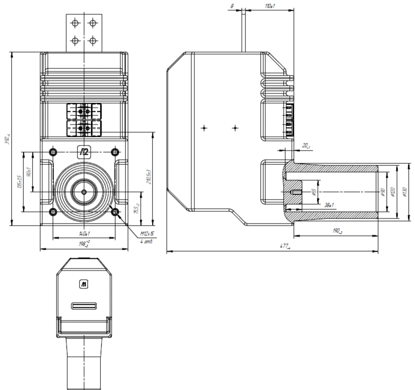 محول تيار TLP-10-4 M2