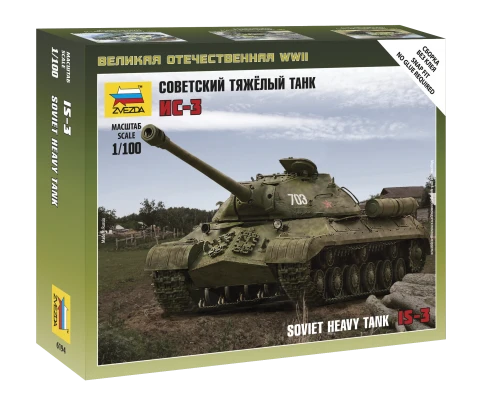 Soviet Heavy Tank IS-3 Model Kit for Hobbyists