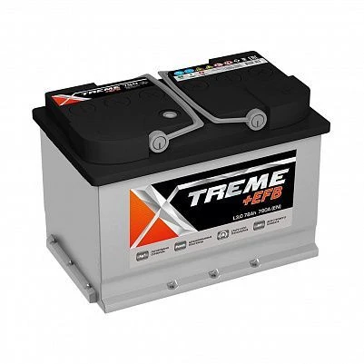 بطارية رصاصية لبدء محركات الاحتراق الداخلي 12 فولت 6ST-78VLA Xtreme +EFB