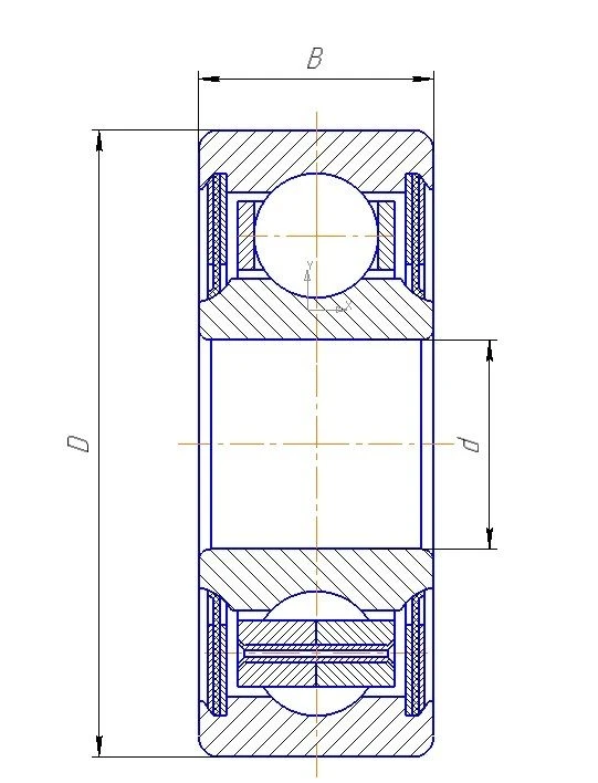 محمل دوار 75-180502E1C1-ETU 100/3