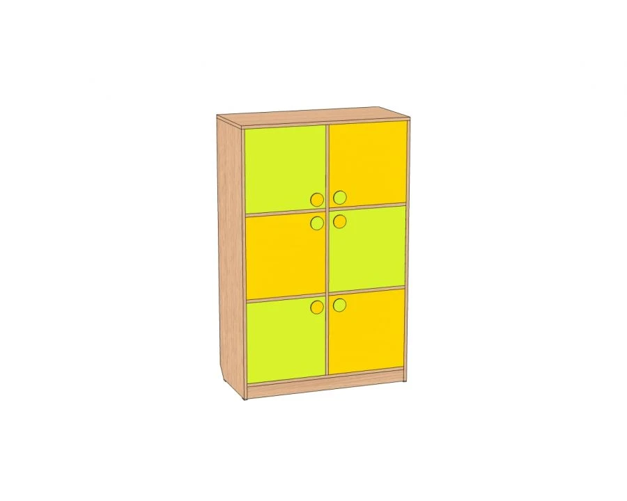 Children's Toy Storage Wall "Rubik's Cube" SI-KR6-F4