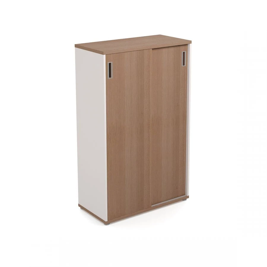 Wooden Office Cabinet for Documents with Sliding Doors, Art. 222/2