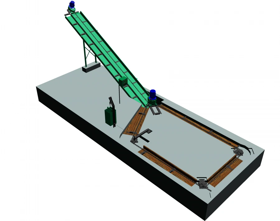 ناقل إزالة الروث TCN-160