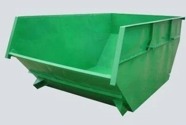 Metal Waste Bunker 8 Cubic Meters for Waste Disposal