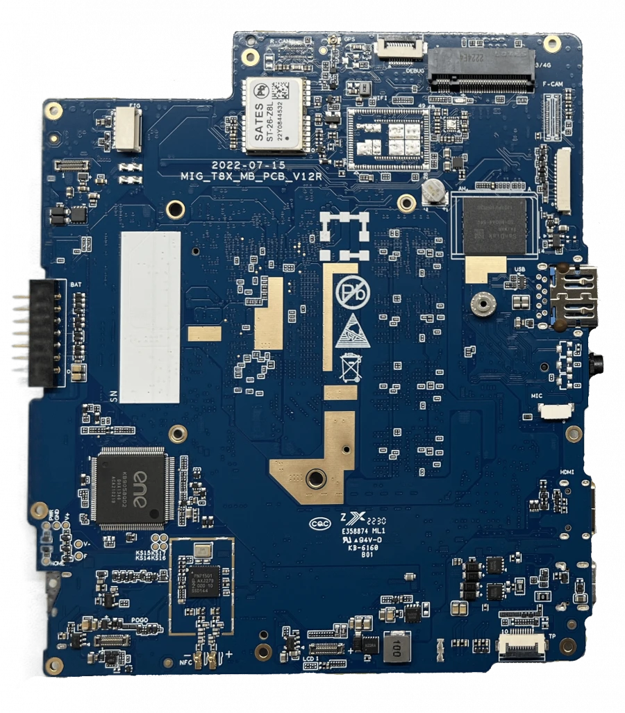 لوحة الأم لجهاز الكمبيوتر المحمول MIG T8X (x86) TRNM.467483.001