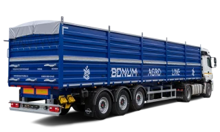 BONUM 914296 Semi-Trailer with 3 Axles for Bulk Transport