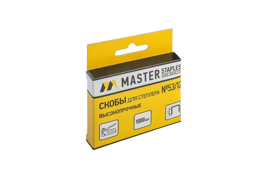 High-Quality Staple Staples No. 53/12 for Furniture and Hobby Projects (1000 pcs)
