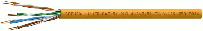Symmetrical Twisted Pair Cables for Structured Cable Networks SPEC-LAN U/UTP Cat5e PUR