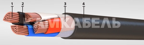 Low-Flammability PVC Insulated Power Cable with Copper Conductors