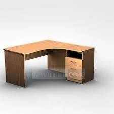 Ergonomic Desk with Cabinet by DAMINART